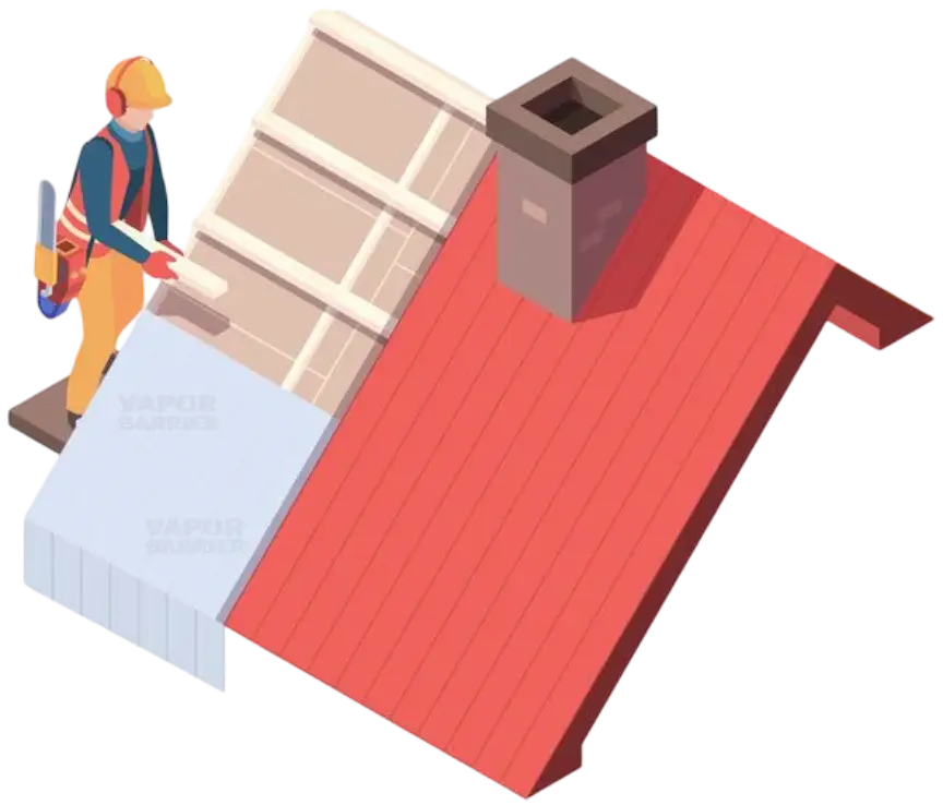 Roofing company marketing campaign visuals